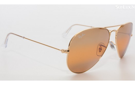 Ray-Ban Aviator Yellow Photochromatic (RB3025 001/4F 58mm) saules brilles